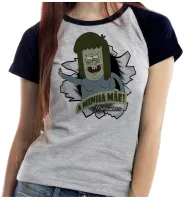 Baby look blusa feminina Apenas um show Musculoso - Foto 2