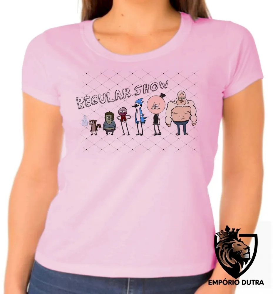 Baby look blusa feminina Apenas um show personagens