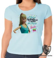 Baby look blusa feminina Barbie toy story direito da força - Foto 2