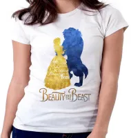Baby look blusa feminina Beauty and the Beast bela fera disney - Foto 4