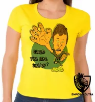 Baby look blusa feminina Beavis and Butt head could you like shut up - Foto 5
