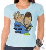 Baby look blusa feminina Beavis and Butt head could you like shut up - Foto 6