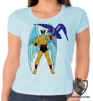 Baby look blusa feminina birdman homem passaro desenho antigo - Foto 2