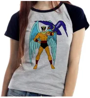 Baby look blusa feminina birdman homem passaro desenho antigo - Foto 4