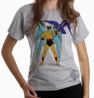 Baby look blusa feminina birdman homem passaro desenho antigo - Foto 6