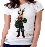 Baby look blusa feminina boku no hero Bakugou anime - Foto 5