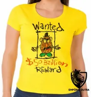 Baby look blusa feminina Cabeça de batata toy story - Foto 3