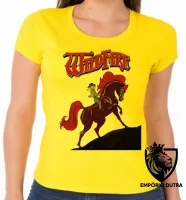 Baby look blusa feminina Cavalo de Fogo princesa sarah - Foto 3