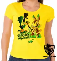 Baby look blusa feminina Coiote Papaléguas baby acme - Foto 2