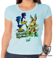 Baby look blusa feminina Coiote Papaléguas baby acme - Foto 3