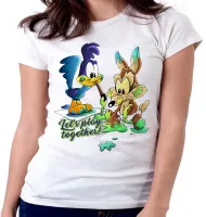 Baby look blusa feminina Coiote Papaléguas baby acme - Foto 6