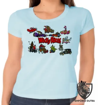 Baby look blusa feminina corrida maluca mutley dick vigarista turma - Foto 2