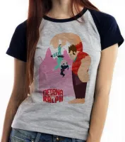 Baby look blusa feminina Detona Ralph Vanellope disney - Foto 4