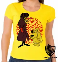 Baby look blusa feminina Dick Vigarista Mutley corrida maluca - Foto 2