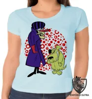 Baby look blusa feminina Dick Vigarista Mutley corrida maluca - Foto 3