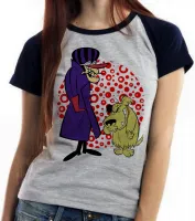 Baby look blusa feminina Dick Vigarista Mutley corrida maluca - Foto 5