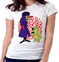 Baby look blusa feminina Dick Vigarista Mutley corrida maluca - Foto 6