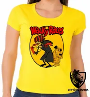 Baby look blusa feminina Dick vigarista muttley corrida maluca wacky races - Foto 3