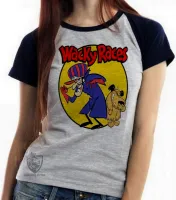 Baby look blusa feminina Dick vigarista muttley corrida maluca wacky races - Foto 4