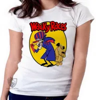 Baby look blusa feminina Dick vigarista muttley corrida maluca wacky races - Foto 5