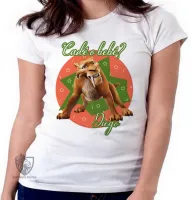 Baby look blusa feminina Diego A era do gelo tigre dente sabre - Foto 3