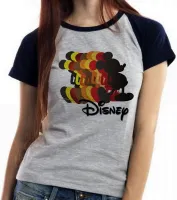 Baby look blusa feminina Disney Mickey mouse rato - Foto 4