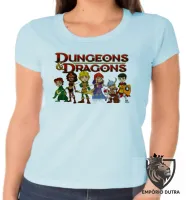 Baby look blusa feminina Dungeons e Dragons caverna dragão - Foto 2