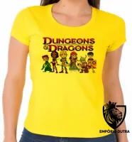 Baby look blusa feminina Dungeons e Dragons caverna dragão - Foto 3