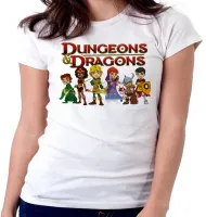 Baby look blusa feminina Dungeons e Dragons caverna dragão - Foto 5
