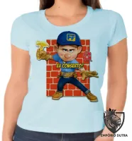 Baby look blusa feminina Félix eu conserto detona ralph - Foto 2