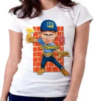 Baby look blusa feminina Félix eu conserto detona ralph - Foto 5