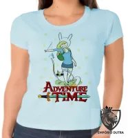 Baby look blusa feminina Fiona Hora da Aventura - Foto 2