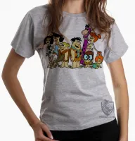 Baby look blusa feminina Flinstones desenho antigo flintstones - Foto 6