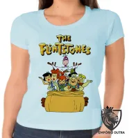 Baby look blusa feminina flinstones the flintstones desenho antigo hanna barbera - Foto 2