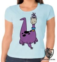 Baby look blusa feminina flinstones the flintstones dino dinossauro - Foto 5