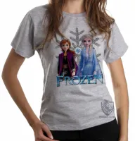 Baby look blusa feminina Frozen Anna Elsa - Foto 6