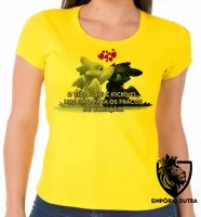 Baby look blusa feminina fúria da noite dragão - Foto 4