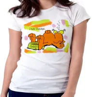 Baby look blusa feminina Garfield I hate mondays gato cat - Foto 5