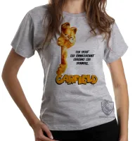 Baby look blusa feminina Garfield me ame gato gordo - Foto 6