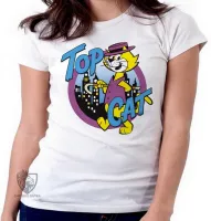 Baby look blusa feminina gato manda chuva gatinho desenho - Foto 5