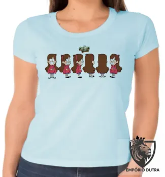 Baby look blusa feminina Gravity Falls Mabel personagem - Foto 2