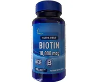 Biotin 10.000mcg 100 Softgel Puritan's Pride Eua - Foto 7