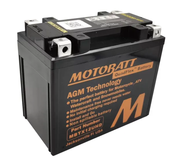 Bateria MOTOBATT SPORTSTER MBTX12U / YTX14L-BS 