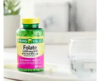 Folate 1,333mcg  Spring Valley DFE (Folic Acid 800 mcg) C/400 Tablets - Foto 2