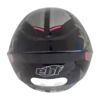 Capacete EBF Spark Jet Floral rosa - Foto 3