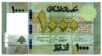 Líbano - 1000 Livres - Cédula Estrangeira - Fe