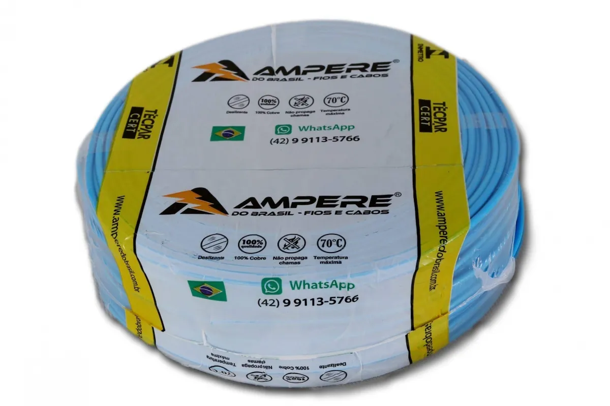 AMPERE FIOS Cabo Flexível 2,5mm 100Metros 750V Imagem