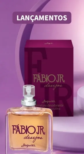 Desodorante Colônia Masculina  Fábio Jr. Desejos 25 ml  Imagem