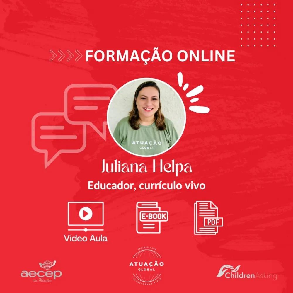 Educador o Currículo Vivo: Vídeo Aula + Apresentação em PDF + Ebook 