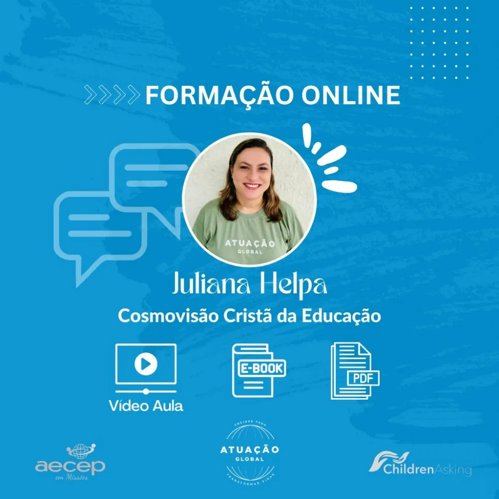 Cosmovisão Cristã da Educação: Vídeo Aula + Apresentação em PDF + Ebook  Imagem